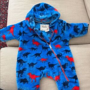 Hatley Vibrant Dinosaur Print Kids Footie